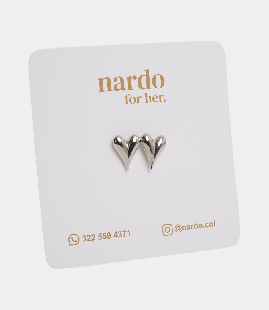 Aretes Oglio plateado